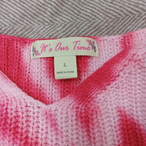 Fred Meyer Sweater spaghetti top Size L tie dye - Picture 4 of 8